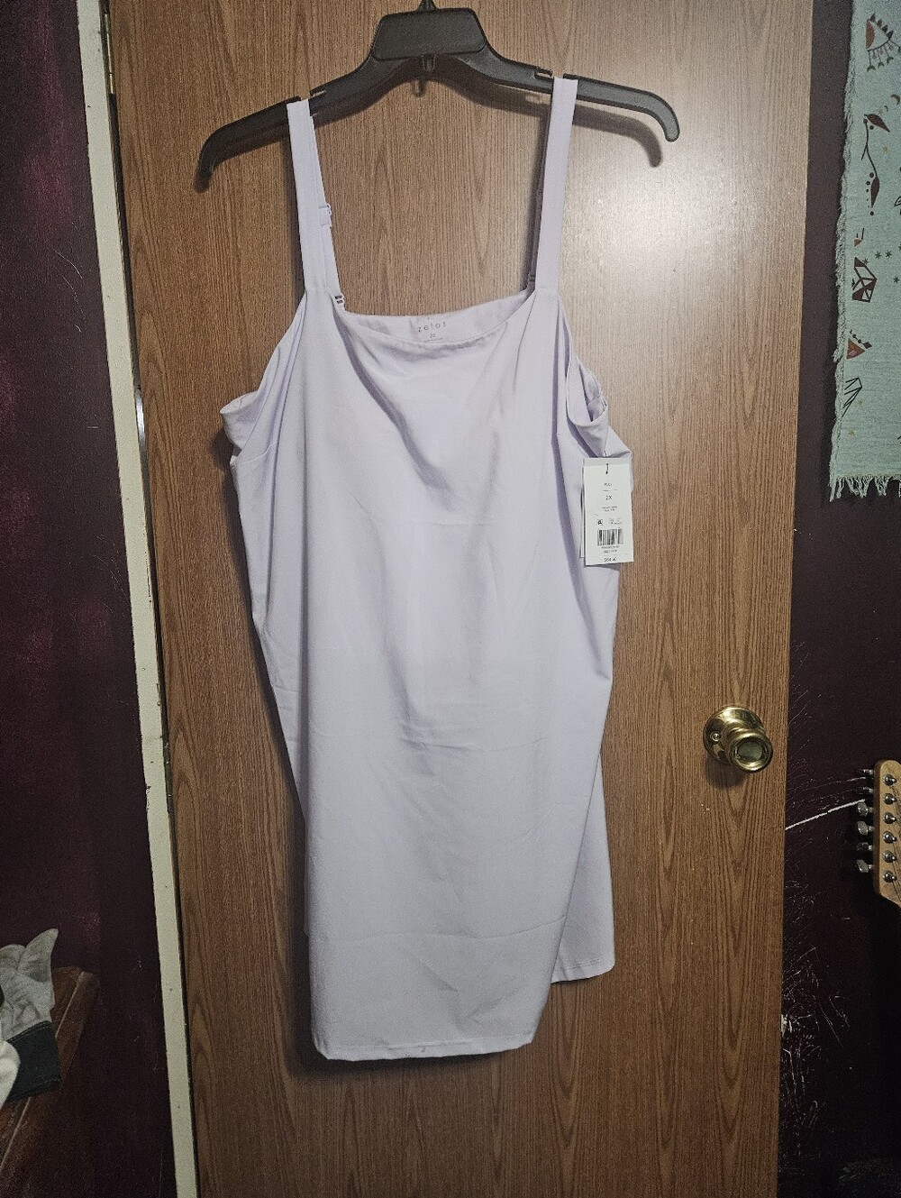 Zelos New Lilac Plus Size Summer Active Sports Dress Size 2X!